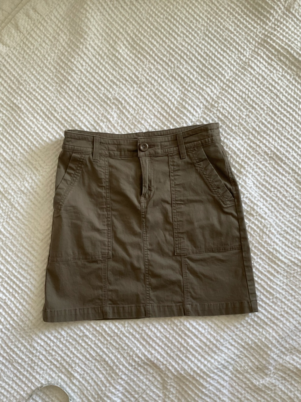 Prana brown Utility Skirt with Patch Pockets size 2